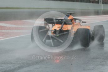 World © Octane Photographic Ltd. Formula 1 – Winter Test 1. McLaren MCL33 – Fernando Alonso. Circuit de Barcelona-Catalunya, Spain. Wednesday 28th February 2018.