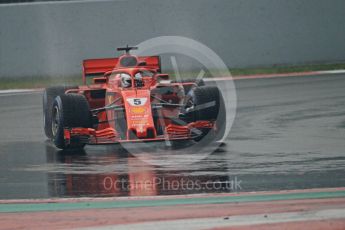 World © Octane Photographic Ltd. Formula 1 – Winter Test 1. Scuderia Ferrari SF71-H – Sebastian Vettel. Circuit de Barcelona-Catalunya, Spain. Thursday 1st March 2018.