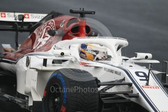 World © Octane Photographic Ltd. Formula 1 – Winter Test 1. Alfa Romeo Sauber F1 Team C37 – Marcus Ericsson. Circuit de Barcelona-Catalunya, Spain. Thursday 1st March 2018.