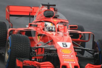 World © Octane Photographic Ltd. Formula 1 – Winter Test 1. Scuderia Ferrari SF71-H – Sebastian Vettel. Circuit de Barcelona-Catalunya, Spain. Thursday 1st March 2018.