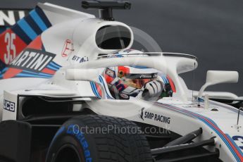 World © Octane Photographic Ltd. Formula 1 – Winter Test 1. Williams Martini Racing FW41 – Sergey Sirotkin. Circuit de Barcelona-Catalunya, Spain. Thursday 1st March 2018.