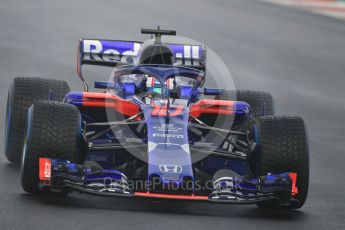 World © Octane Photographic Ltd. Formula 1 – Winter Test 1. Scuderia Toro Rosso STR13 – Pierre Gasly. Circuit de Barcelona-Catalunya, Spain. Thursday 1st March 2018.