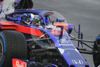 World © Octane Photographic Ltd. Formula 1 – Winter Test 1. Scuderia Toro Rosso STR13 – Pierre Gasly. Circuit de Barcelona-Catalunya, Spain. Thursday 1st March 2018.