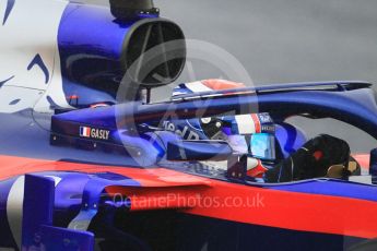 World © Octane Photographic Ltd. Formula 1 – Winter Test 1. Scuderia Toro Rosso STR13 – Pierre Gasly. Circuit de Barcelona-Catalunya, Spain. Thursday 1st March 2018.