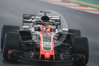 World © Octane Photographic Ltd. Formula 1 – Winter Test 1. Haas F1 Team VF-18 – Kevin Magnussen. Circuit de Barcelona-Catalunya, Spain. Thursday 1st March 2018.