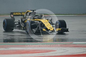 World © Octane Photographic Ltd. Formula 1 – Winter Test 1. Renault Sport F1 Team RS18 – Nico Hulkenberg. Circuit de Barcelona-Catalunya, Spain. Thursday 1st March 2018.