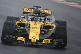 World © Octane Photographic Ltd. Formula 1 – Winter Test 1. Renault Sport F1 Team RS18 – Nico Hulkenberg. Circuit de Barcelona-Catalunya, Spain. Thursday 1st March 2018.