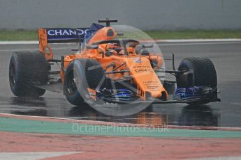 World © Octane Photographic Ltd. Formula 1 – Winter Test 1. McLaren MCL33 – Stoffel Vandoorne. Circuit de Barcelona-Catalunya, Spain. Thursday 1st March 2018.