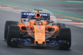 World © Octane Photographic Ltd. Formula 1 – Winter Test 1. McLaren MCL33 – Stoffel Vandoorne. Circuit de Barcelona-Catalunya, Spain. Thursday 1st March 2018.