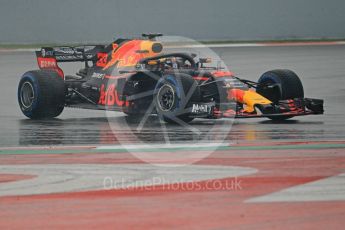 World © Octane Photographic Ltd. Formula 1 – Winter Test 1. Aston Martin Red Bull Racing TAG Heuer RB14 – Max Verstappen. Circuit de Barcelona-Catalunya, Spain. Thursday 1st March 2018.