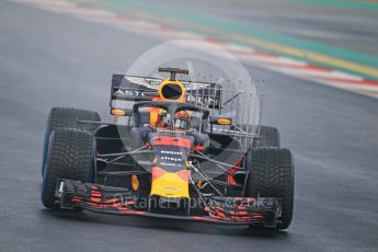 World © Octane Photographic Ltd. Formula 1 – Winter Test 1. Aston Martin Red Bull Racing TAG Heuer RB14 – Max Verstappen. Circuit de Barcelona-Catalunya, Spain. Thursday 1st March 2018.