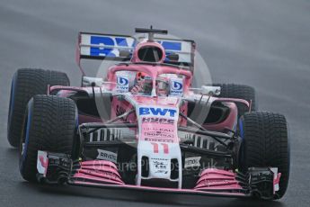 World © Octane Photographic Ltd. Formula 1 – Winter Test 1. Sahara Force India VJM11 - Sergio Perez. Circuit de Barcelona-Catalunya, Spain. Thursday 1st March 2018.