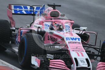 World © Octane Photographic Ltd. Formula 1 – Winter Test 1. Sahara Force India VJM11 - Sergio Perez. Circuit de Barcelona-Catalunya, Spain. Thursday 1st March 2018.