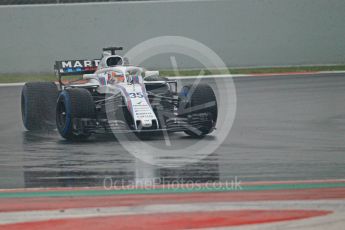 World © Octane Photographic Ltd. Formula 1 – Winter Test 1. Williams Martini Racing FW41 – Sergey Sirotkin. Circuit de Barcelona-Catalunya, Spain. Thursday 1st March 2018.