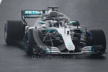 World © Octane Photographic Ltd. Formula 1 – Winter Test 1. Mercedes AMG Petronas Motorsport AMG F1 W09 EQ Power+ - Valtteri Bottas. Circuit de Barcelona-Catalunya, Spain. Thursday 1st March 2018.