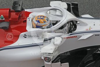 World © Octane Photographic Ltd. Formula 1 – Winter Test 1. Alfa Romeo Sauber F1 Team C37 – Marcus Ericsson. Circuit de Barcelona-Catalunya, Spain. Thursday 1st March 2018.