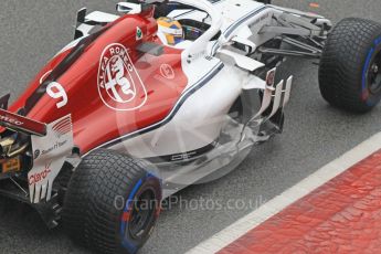 World © Octane Photographic Ltd. Formula 1 – Winter Test 1. Alfa Romeo Sauber F1 Team C37 – Marcus Ericsson. Circuit de Barcelona-Catalunya, Spain. Thursday 1st March 2018.