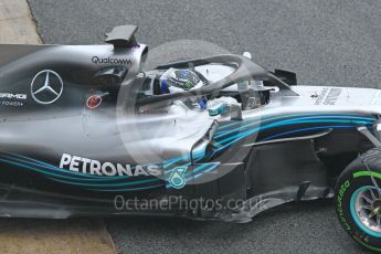 World © Octane Photographic Ltd. Formula 1 – Winter Test 1. Mercedes AMG Petronas Motorsport AMG F1 W09 EQ Power+ - Valtteri Bottas. Circuit de Barcelona-Catalunya, Spain. Thursday 1st March 2018.