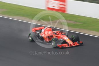 World © Octane Photographic Ltd. Formula 1 – Winter Test 1. Scuderia Ferrari SF71-H – Sebastian Vettel, Circuit de Barcelona-Catalunya, Spain. Thursday 1st March 2018.