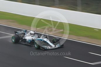 World © Octane Photographic Ltd. Formula 1 – Winter Test 1. Mercedes AMG Petronas Motorsport AMG F1 W09 EQ Power+ - Valtteri Bottas. Circuit de Barcelona-Catalunya, Spain. Thursday 1st March 2018.