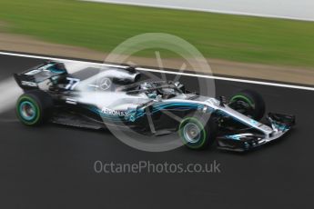 World © Octane Photographic Ltd. Formula 1 – Winter Test 1. Mercedes AMG Petronas Motorsport AMG F1 W09 EQ Power+ - Valtteri Bottas. Circuit de Barcelona-Catalunya, Spain. Thursday 1st March 2018.