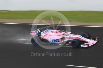 World © Octane Photographic Ltd. Formula 1 – Winter Test 1. Sahara Force India VJM11 Sergio Perez. Circuit de Barcelona-Catalunya, Spain. Thursday 1st March 2018.