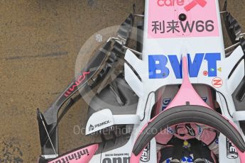 World © Octane Photographic Ltd. Formula 1 – Winter Test 1. Sahara Force India VJM11 Sergio Perez. Circuit de Barcelona-Catalunya, Spain. Thursday 1st March 2018.