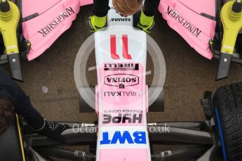 World © Octane Photographic Ltd. Formula 1 – Winter Test 1. Sahara Force India VJM11 Sergio Perez. Circuit de Barcelona-Catalunya, Spain. Thursday 1st March 2018.