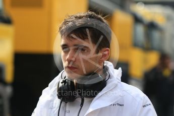 World © Octane Photographic Ltd. Formula 1 – Winter Test 1. Alfa Romeo Sauber F1 Team C37 – Charles Leclerc. Circuit de Barcelona-Catalunya, Spain. Thursday 1st March 2018.