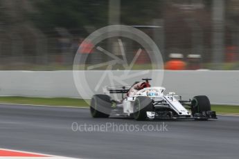 World © Octane Photographic Ltd. Formula 1 – Winter Test 1. Alfa Romeo Sauber F1 Team C37 – Marcus Ericsson. Circuit de Barcelona-Catalunya, Spain. Thursday 1st March 2018.