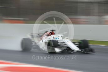 World © Octane Photographic Ltd. Formula 1 – Winter Test 1. Alfa Romeo Sauber F1 Team C37 – Marcus Ericsson. Circuit de Barcelona-Catalunya, Spain. Thursday 1st March 2018.