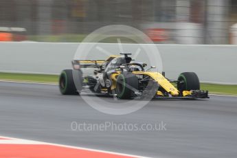 World © Octane Photographic Ltd. Formula 1 – Winter Test 1. Renault Sport F1 Team RS18 – Nico Hulkenberg. Circuit de Barcelona-Catalunya, Spain. Thursday 1st March 2018.