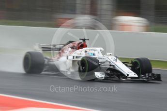 World © Octane Photographic Ltd. Formula 1 – Winter Test 1. Alfa Romeo Sauber F1 Team C37 – Marcus Ericsson. Circuit de Barcelona-Catalunya, Spain. Thursday 1st March 2018.