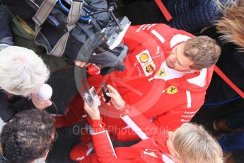 World © Octane Photographic Ltd. Formula 1 – Winter Test 1. Scuderia Ferrari SF71-H – Sebastian Vettel, Circuit de Barcelona-Catalunya, Spain. Thursday 1st March 2018.