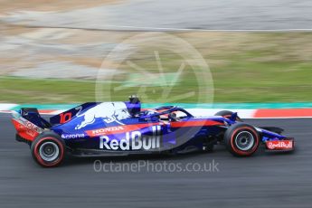 World © Octane Photographic Ltd. Formula 1 – Winter Test 1. Scuderia Toro Rosso STR13 – Pierre Gasly. Circuit de Barcelona-Catalunya, Spain. Thursday 1st March 2018.