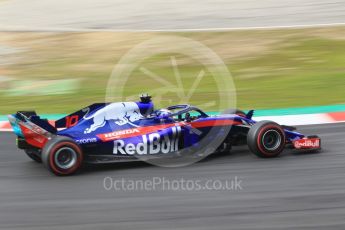 World © Octane Photographic Ltd. Formula 1 – Winter Test 1. Scuderia Toro Rosso STR13 – Pierre Gasly. Circuit de Barcelona-Catalunya, Spain. Thursday 1st March 2018.