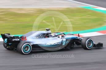 World © Octane Photographic Ltd. Formula 1 – Winter Test 1. Mercedes AMG Petronas Motorsport AMG F1 W09 EQ Power+ - Lewis Hamilton. Circuit de Barcelona-Catalunya, Spain. Thursday 1st March 2018.