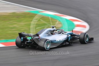 World © Octane Photographic Ltd. Formula 1 – Winter Test 1. Mercedes AMG Petronas Motorsport AMG F1 W09 EQ Power+ - Lewis Hamilton. Circuit de Barcelona-Catalunya, Spain. Thursday 1st March 2018.