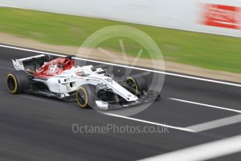 World © Octane Photographic Ltd. Formula 1 – Winter Test 1. Alfa Romeo Sauber F1 Team C37 – Charles Leclerc. Circuit de Barcelona-Catalunya, Spain. Thursday 1st March 2018.