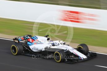 World © Octane Photographic Ltd. Formula 1 – Winter Test 1. Williams Martini Racing FW41 – Lance Stroll. Circuit de Barcelona-Catalunya, Spain. Thursday 1st March 2018.