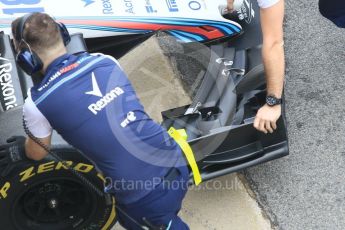 World © Octane Photographic Ltd. Formula 1 – Winter Test 1. Williams Martini Racing FW41 – Lance Stroll. Circuit de Barcelona-Catalunya, Spain. Thursday 1st March 2018.