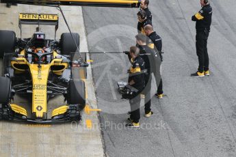 World © Octane Photographic Ltd. Formula 1 – Winter Test 1. Renault Sport F1 Team RS18 – Nico Hulkenberg. Circuit de Barcelona-Catalunya, Spain. Thursday 1st March 2018.