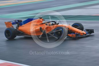 World © Octane Photographic Ltd. Formula 1 – Winter Test 1. McLaren MCL33 – Stoffel Vandoorne. Circuit de Barcelona-Catalunya, Spain. Thursday 1st March 2018.