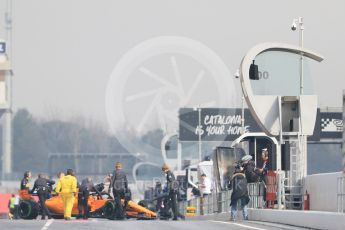 World © Octane Photographic Ltd. Formula 1 – Winter Test 1. McLaren MCL33 – Stoffel Vandoorne. Circuit de Barcelona-Catalunya, Spain. Thursday 1st March 2018.