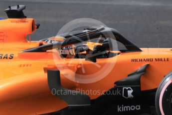 World © Octane Photographic Ltd. Formula 1 – Winter Test 1. McLaren MCL33 – Stoffel Vandoorne. Circuit de Barcelona-Catalunya, Spain. Thursday 1st March 2018.