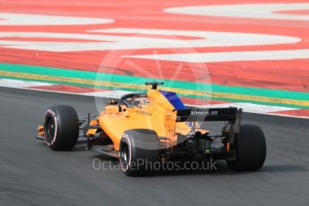 World © Octane Photographic Ltd. Formula 1 – Winter Test 1. McLaren MCL33 – Stoffel Vandoorne. Circuit de Barcelona-Catalunya, Spain. Thursday 1st March 2018.