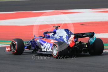 World © Octane Photographic Ltd. Formula 1 – Winter Test 1. Scuderia Toro Rosso STR13 – Pierre Gasly. Circuit de Barcelona-Catalunya, Spain. Thursday 1st March 2018.