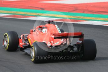 World © Octane Photographic Ltd. Formula 1 – Winter Test 1. Scuderia Ferrari SF71-H – Sebastian Vettel, Circuit de Barcelona-Catalunya, Spain. Thursday 1st March 2018.