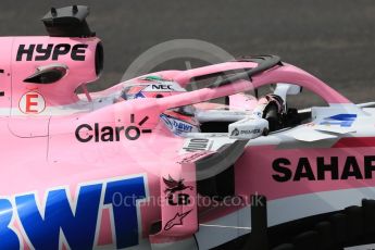 World © Octane Photographic Ltd. Formula 1 – Winter Test 1. Sahara Force India VJM11 Sergio Perez. Circuit de Barcelona-Catalunya, Spain. Thursday 1st March 2018.