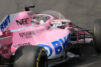 World © Octane Photographic Ltd. Formula 1 – Winter Test 1. Sahara Force India VJM11 Sergio Perez. Circuit de Barcelona-Catalunya, Spain. Thursday 1st March 2018.